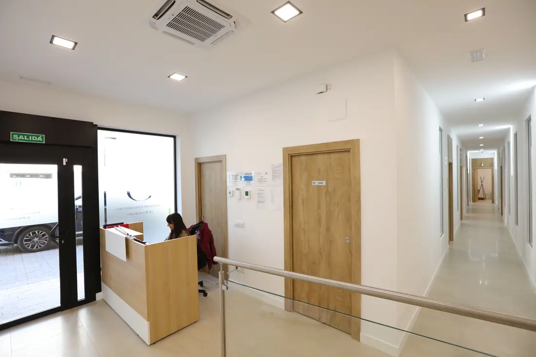 Entrada y recepción del centro formativo de Aranjuez